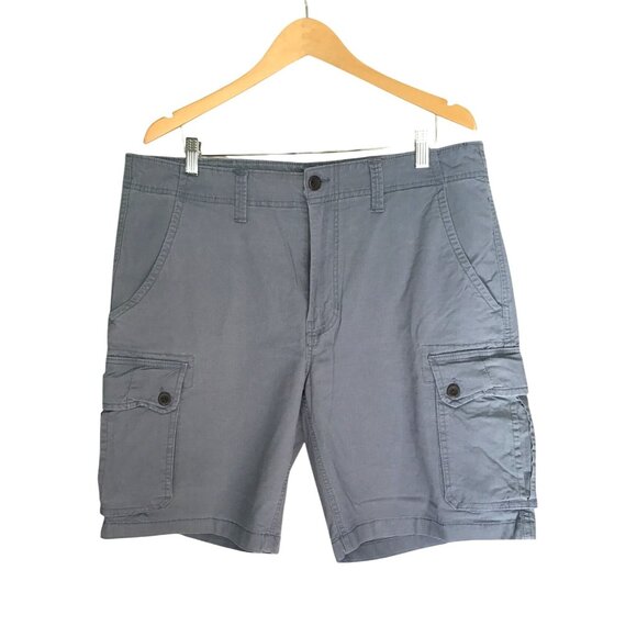 ST. JOHN'S BAY- MENSBLUE/GREY HIKING CARGO SHORTS LIGHT WEIGHT 98%COTTON SIZE38 - Picture 1 of 5
